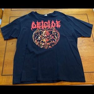 DEICIDE,Concert Tour ,”First Album Artwork” size 3X, BLACK T-SHIRT